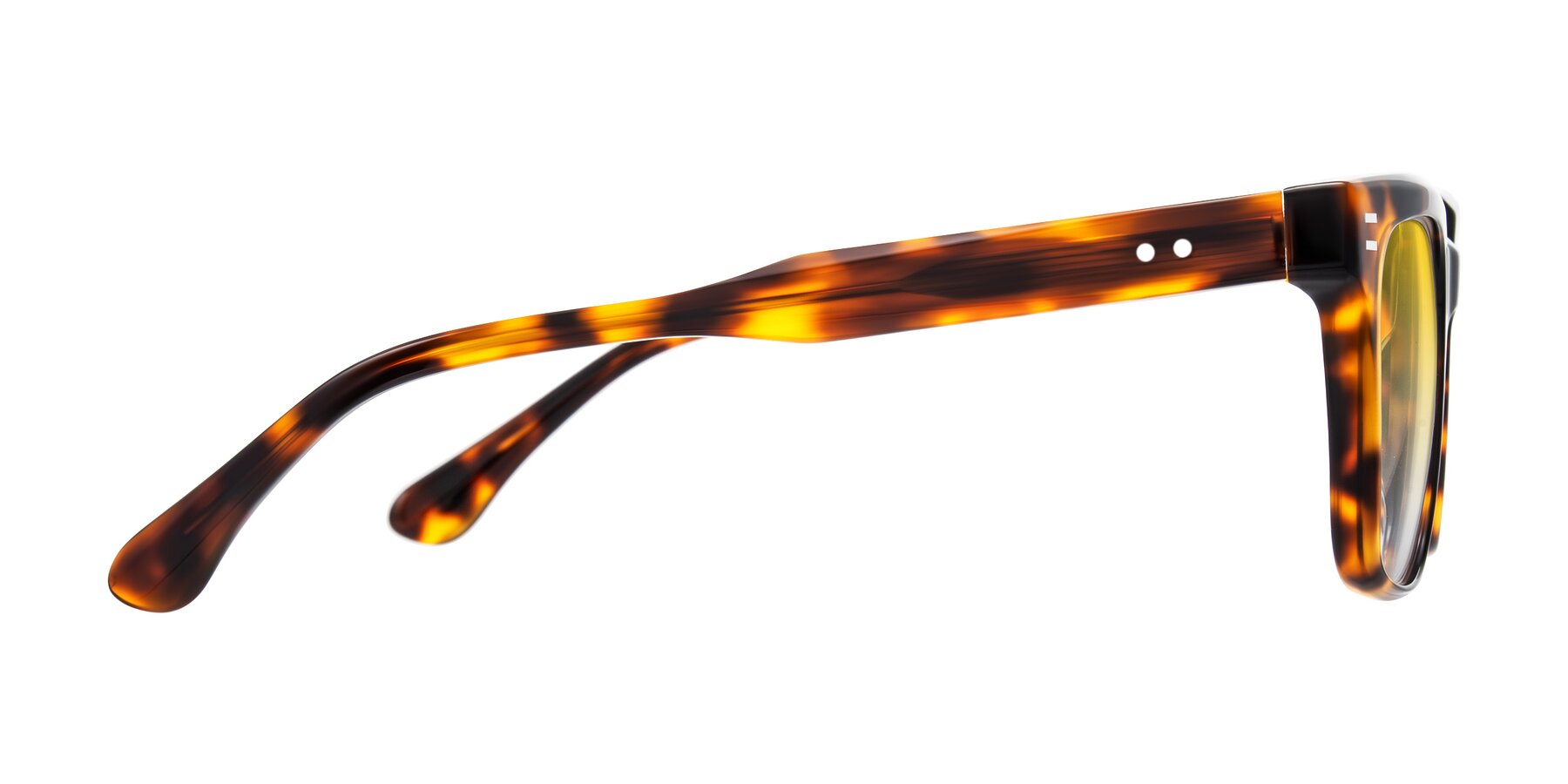 Side of Bliss in Tortoise with Yellow Gradient Lenses