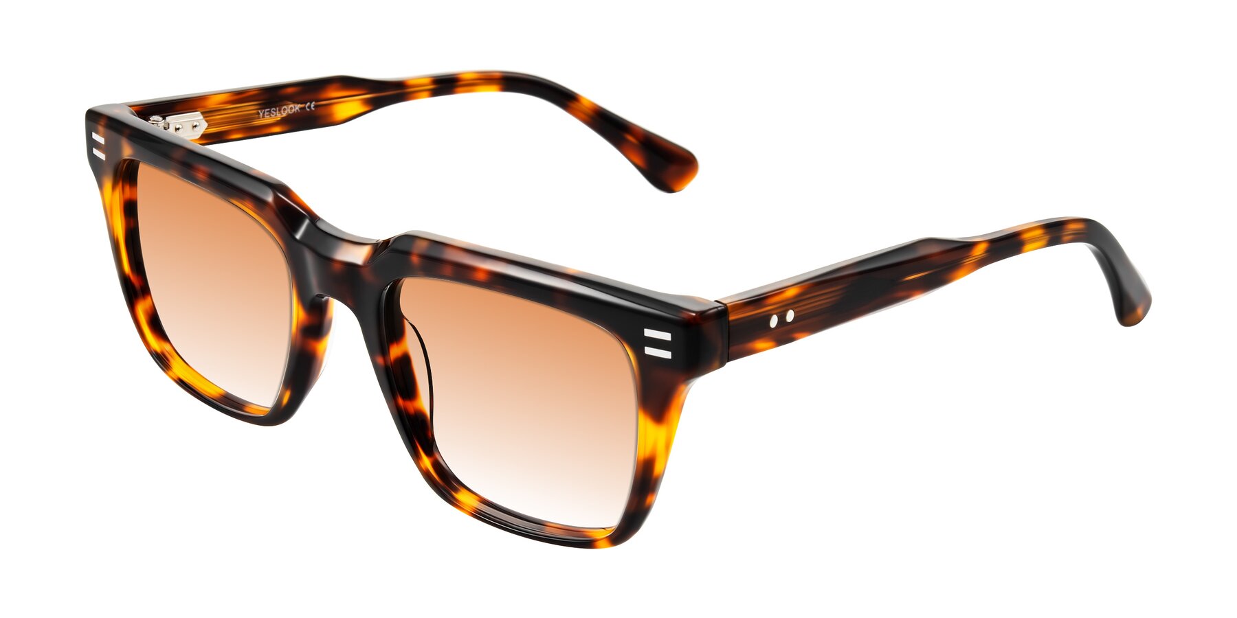 Angle of Bliss in Tortoise with Orange Gradient Lenses