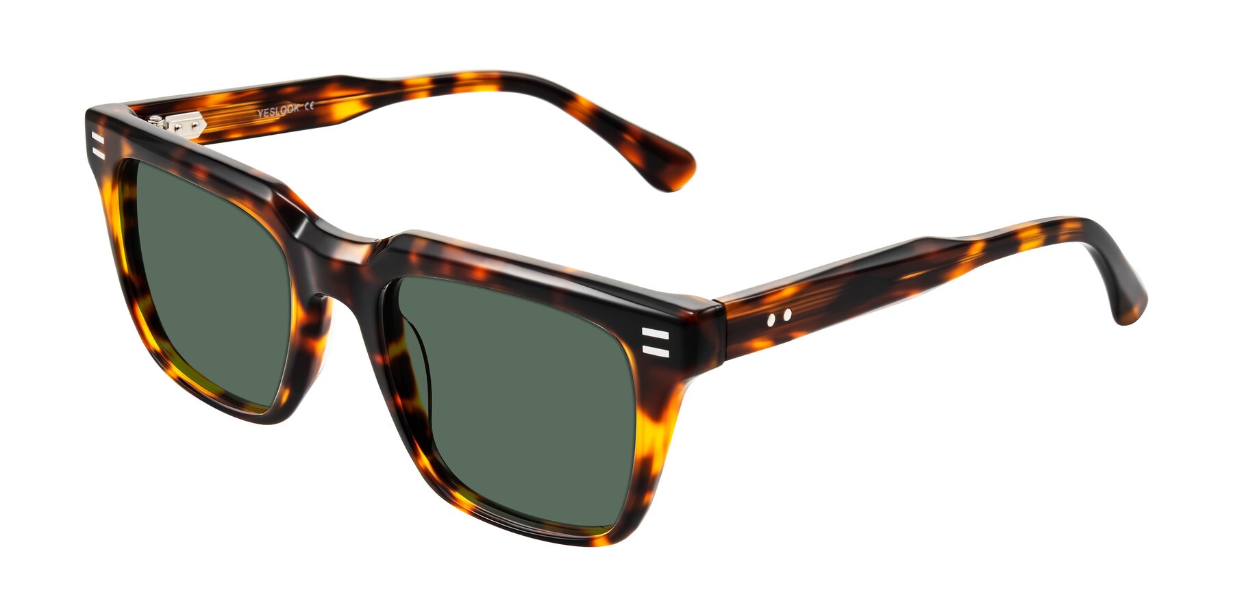 Angle of Bliss in Tortoise with Green Polarized Lenses