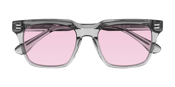 Front of Bliss in Transparent Gray