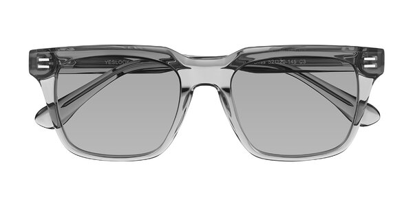 Front of Bliss in Transparent Gray
