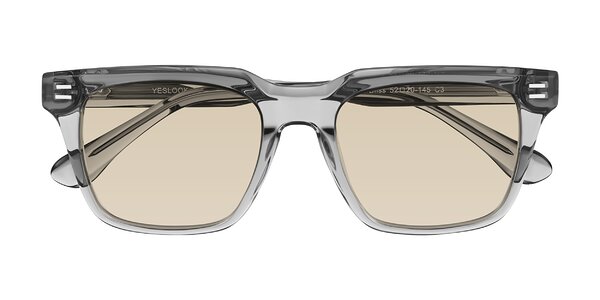Front of Bliss in Transparent Gray
