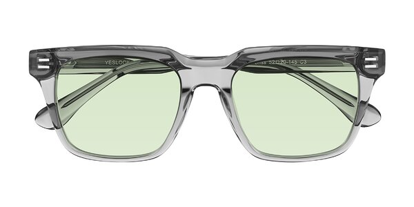 Front of Bliss in Transparent Gray