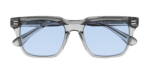 Front of Bliss in Transparent Gray