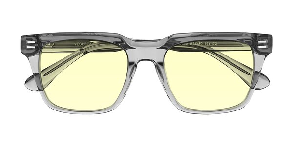 Front of Bliss in Transparent Gray