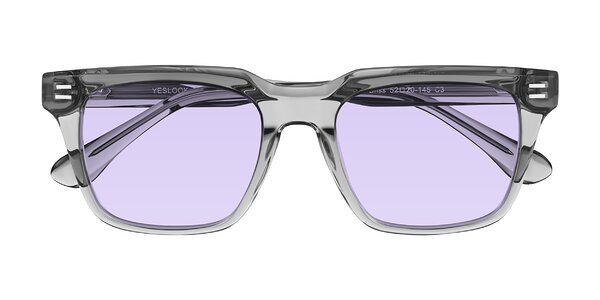 Front of Bliss in Transparent Gray