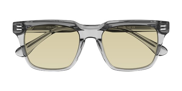 Front of Bliss in Transparent Gray