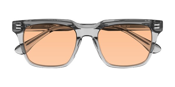 Front of Bliss in Transparent Gray