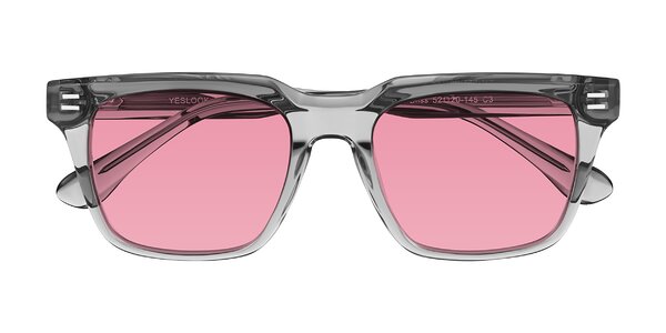 Front of Bliss in Transparent Gray