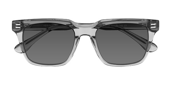 Front of Bliss in Transparent Gray