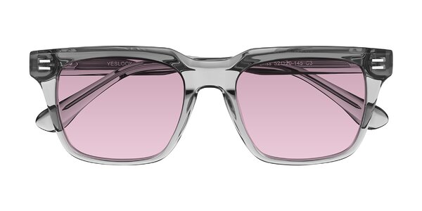 Front of Bliss in Transparent Gray