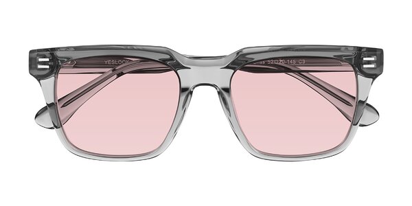 Front of Bliss in Transparent Gray