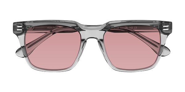 Front of Bliss in Transparent Gray
