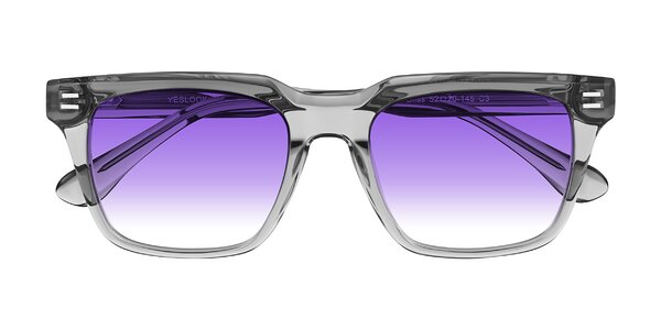 Front of Bliss in Transparent Gray