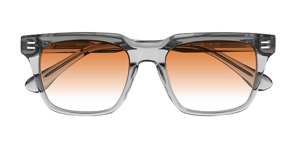 Front of Bliss in Transparent Gray