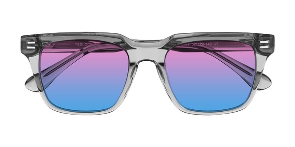 Front of Bliss in Transparent Gray