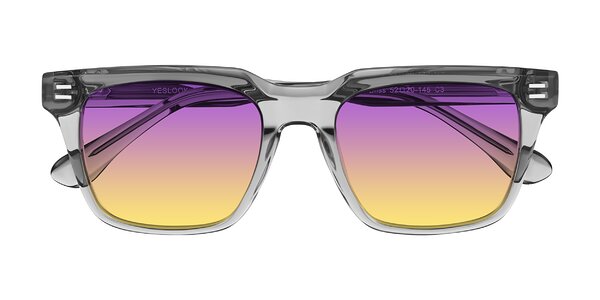 Front of Bliss in Transparent Gray