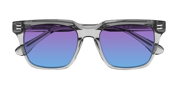Front of Bliss in Transparent Gray