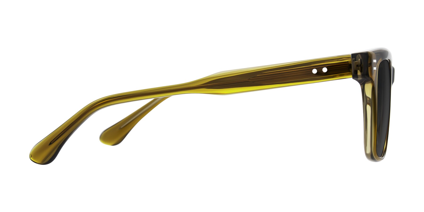 Side of Bliss in Olive Brown with Gray Tinted Lenses