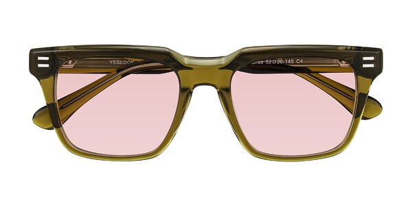 Front of Bliss in Olive Brown