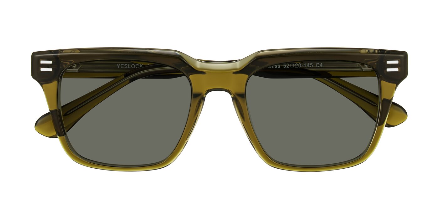 Bliss - Olive Brown Polarized Sunglasses