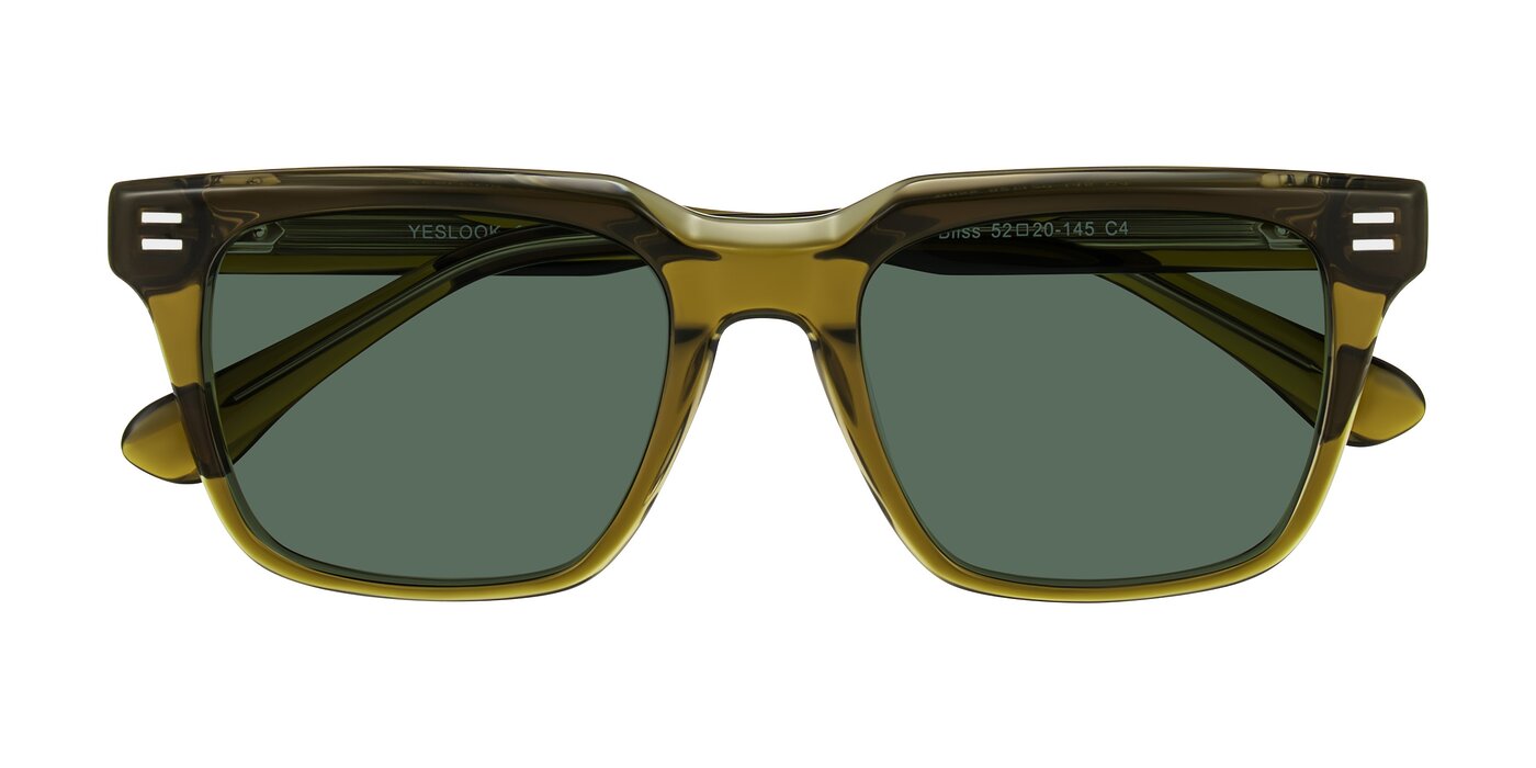 Bliss - Olive Brown Polarized Sunglasses