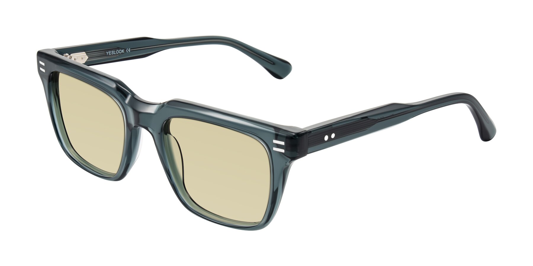 Angle of Bliss in Dark Gray with Light Champagne Tinted Lenses