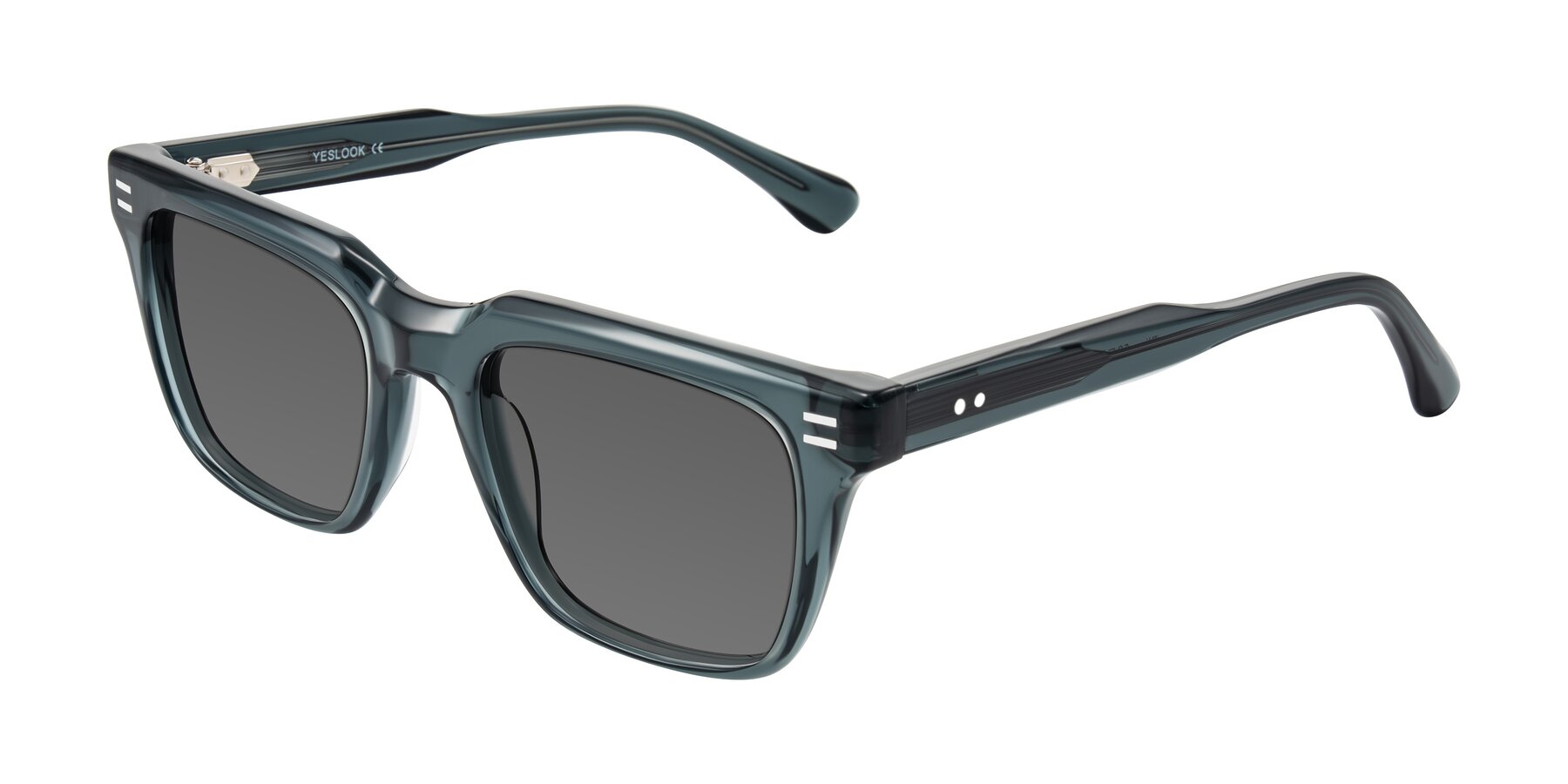 Angle of Bliss in Dark Gray with Medium Gray Tinted Lenses