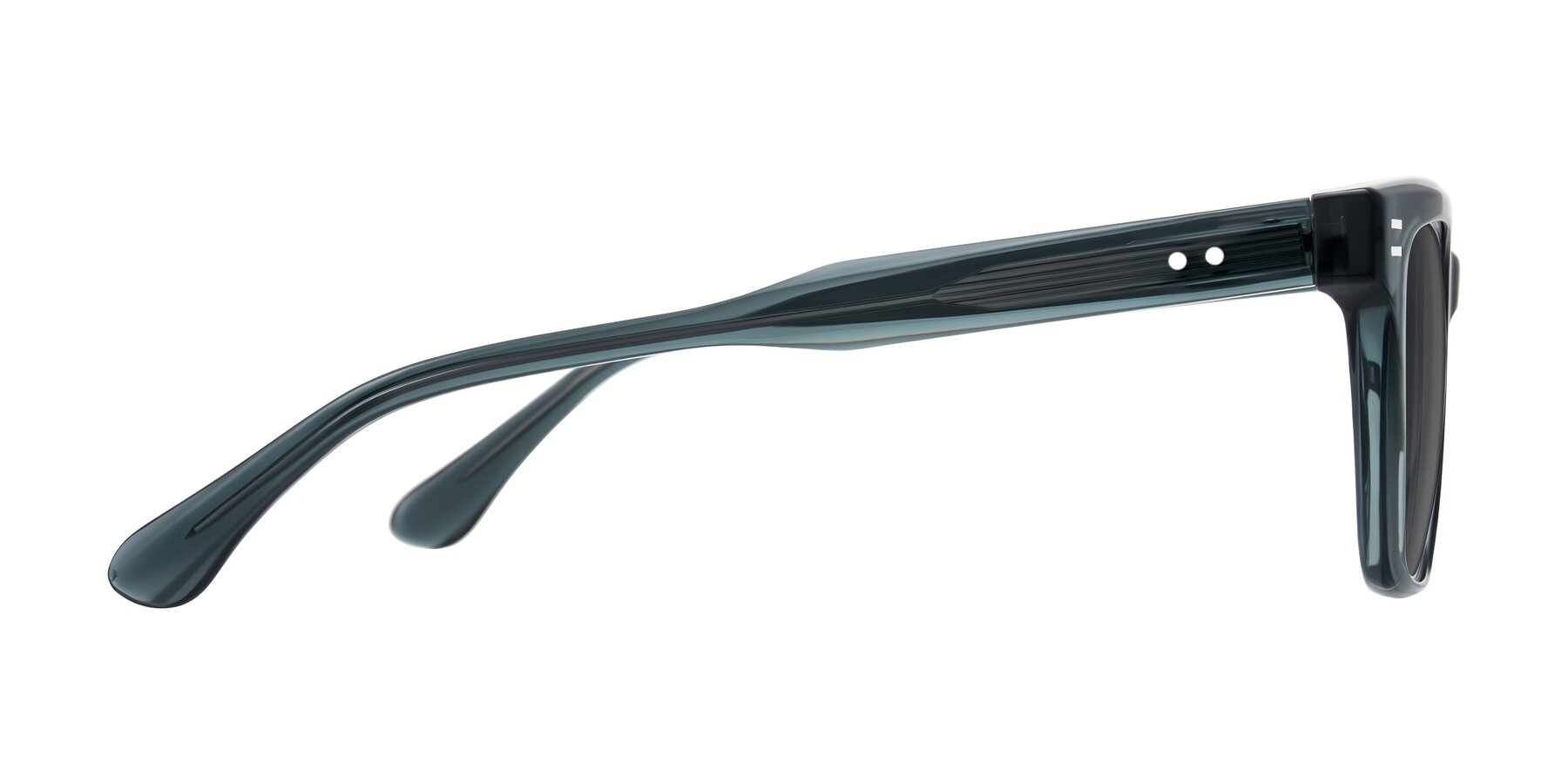 Side of Bliss in Dark Gray with Medium Gray Tinted Lenses