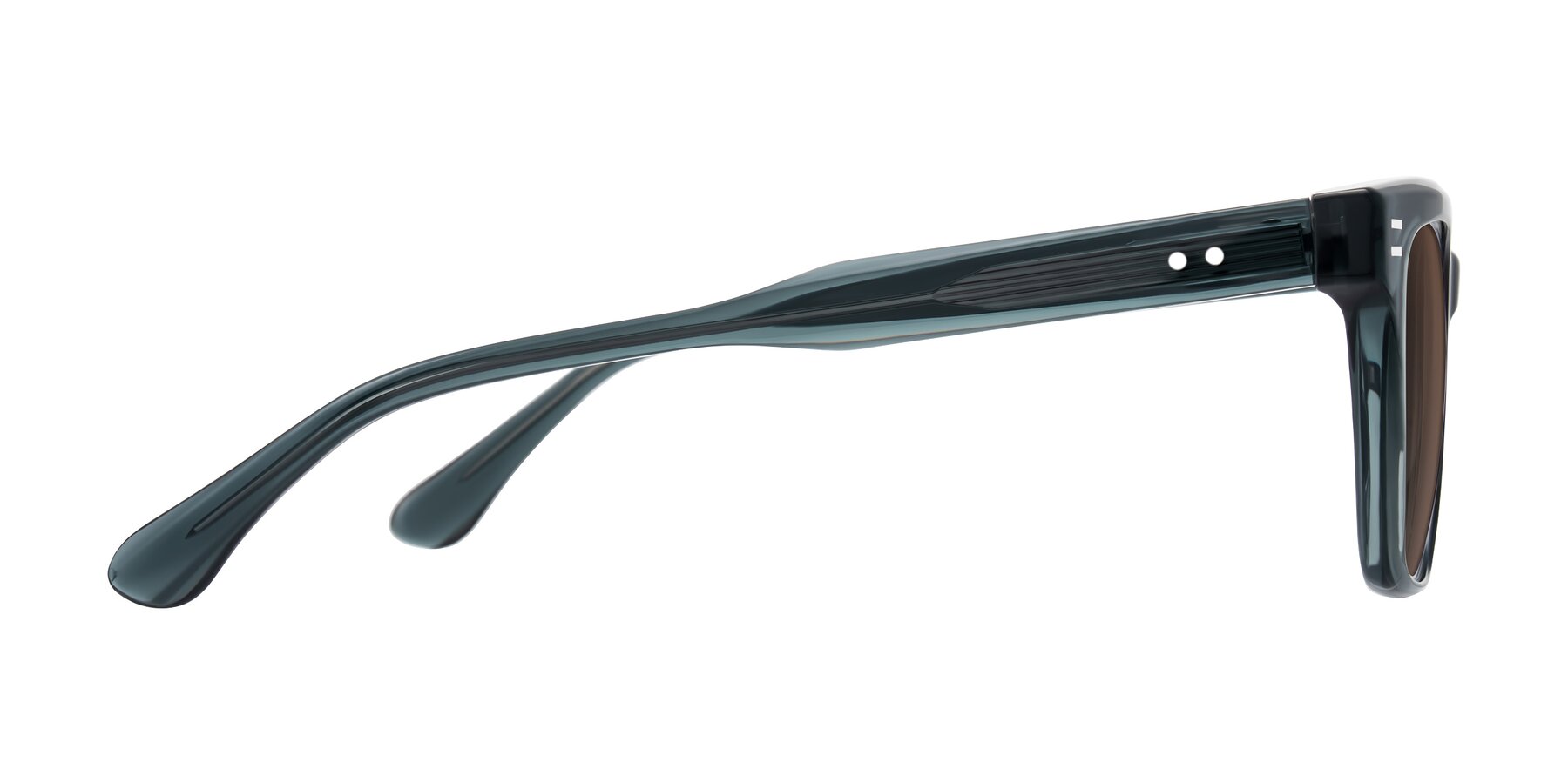 Side of Bliss in Dark Gray with Brown Tinted Lenses