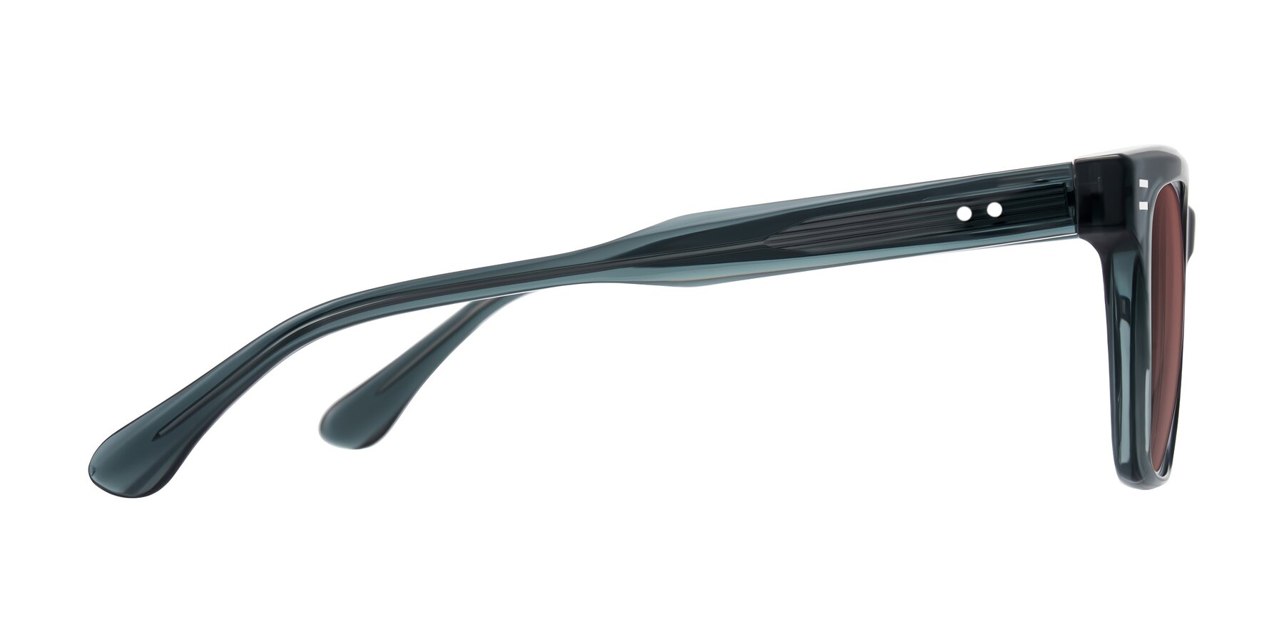 Side of Bliss in Dark Gray with Garnet Tinted Lenses