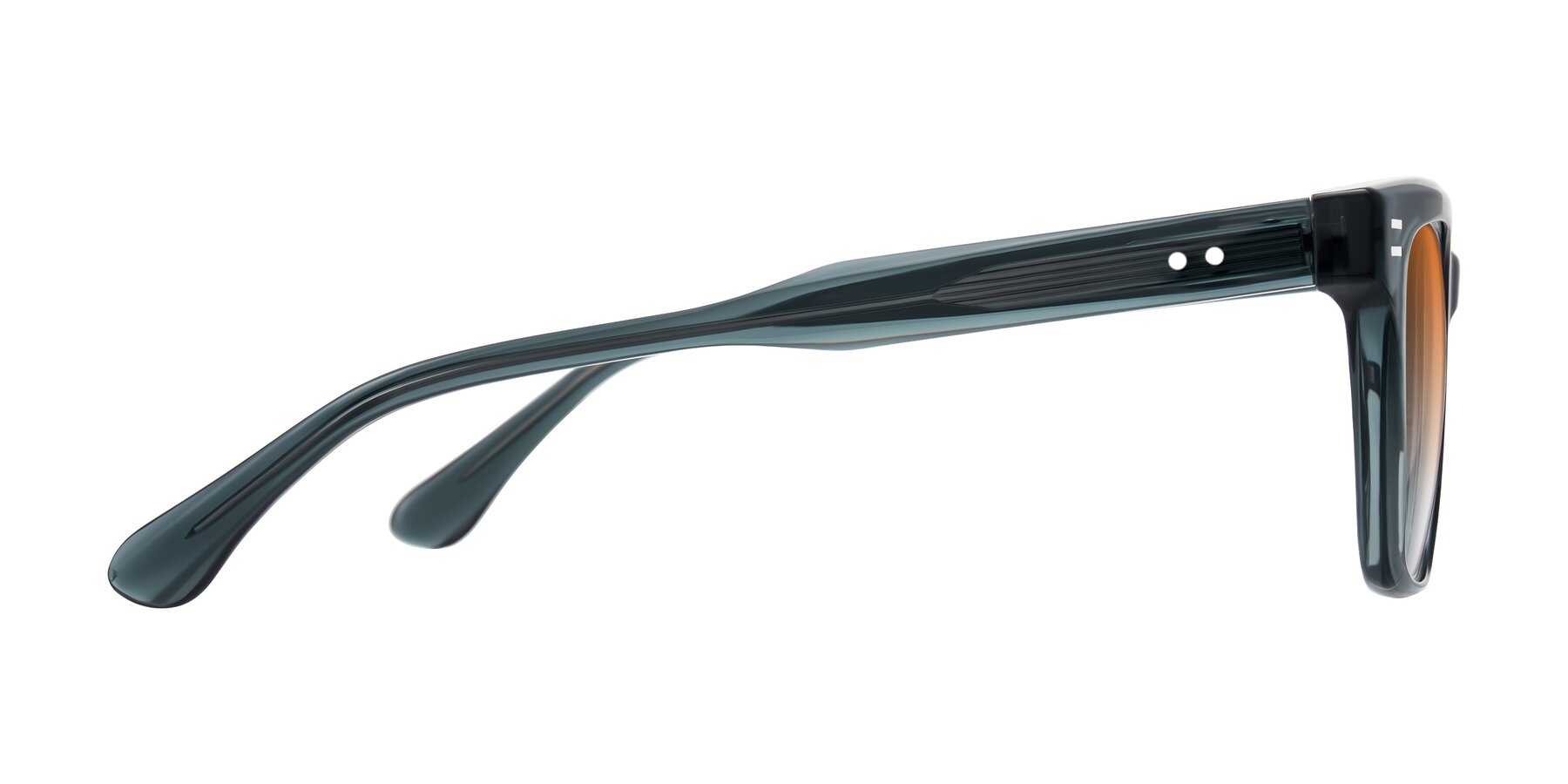 Side of Bliss in Dark Gray with Orange Gradient Lenses
