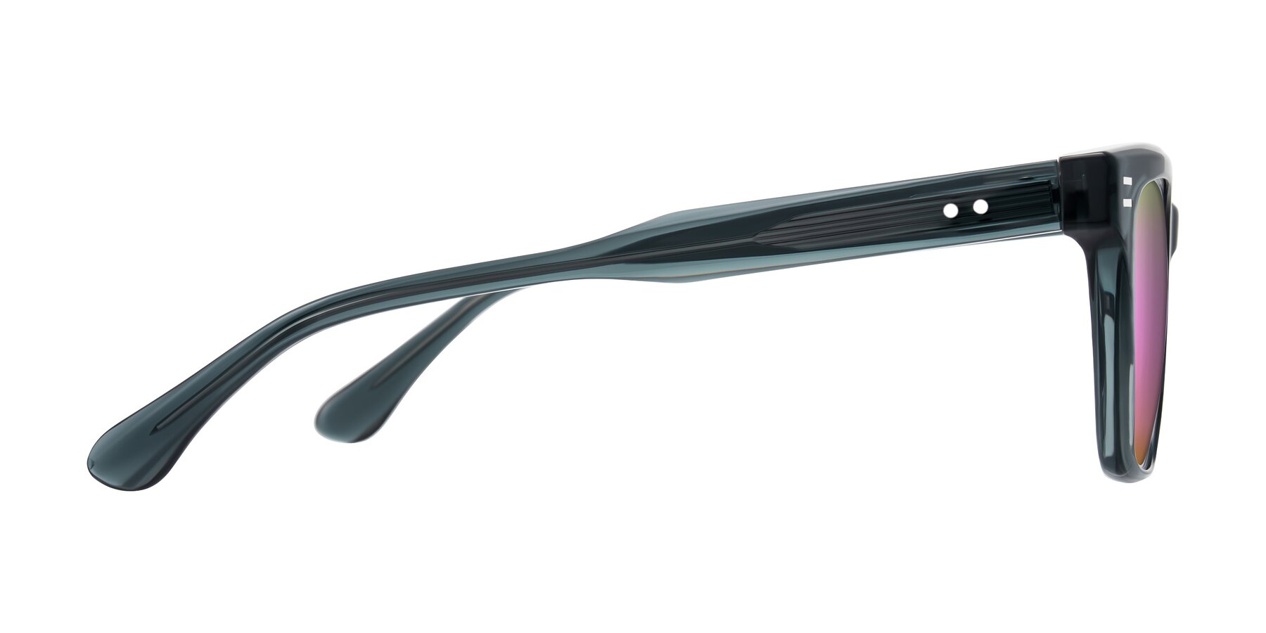 Side of Bliss in Dark Gray with Pink Mirrored Lenses