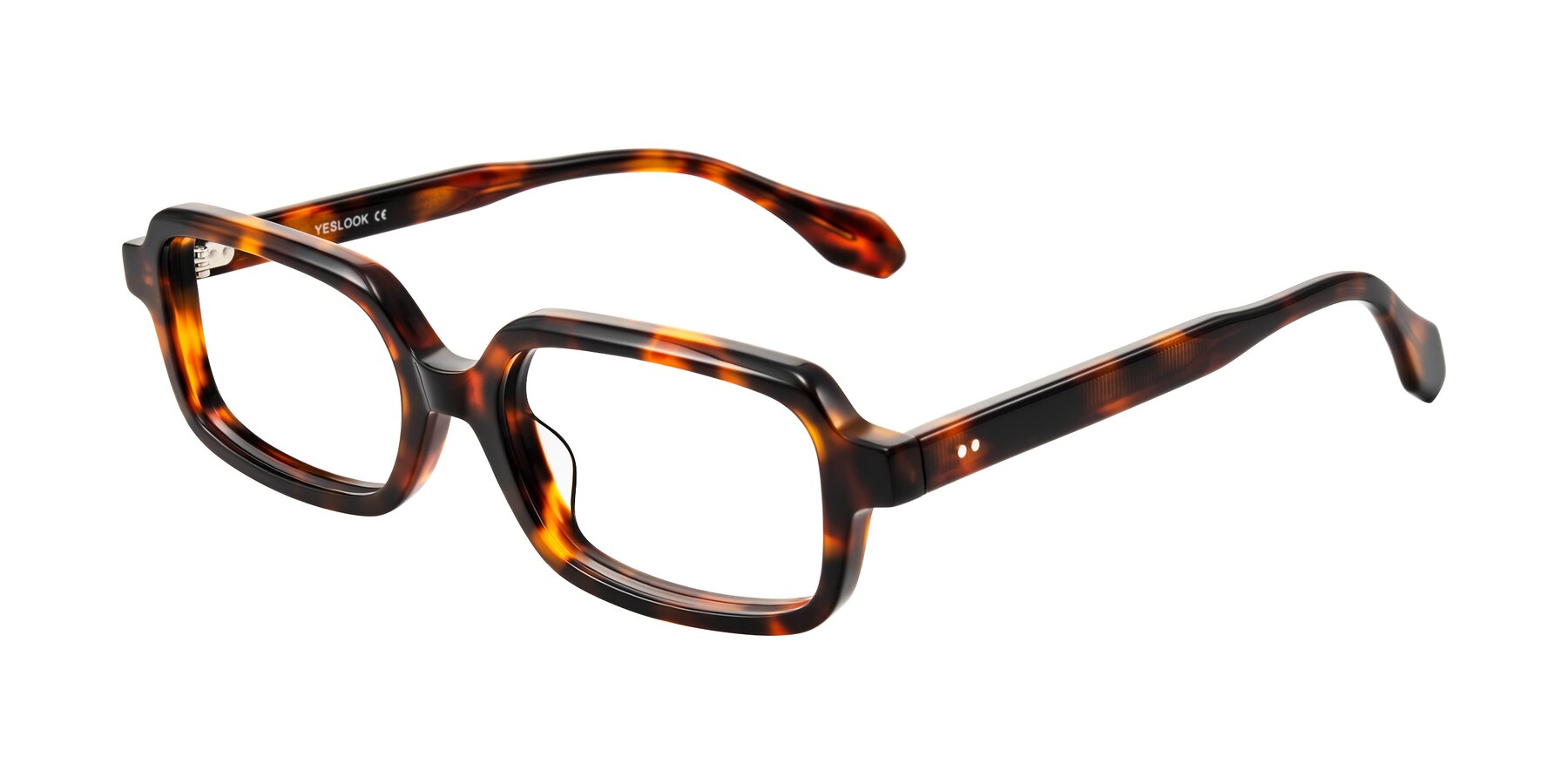 Angle of Perkis in Tortoise with Clear Eyeglass Lenses