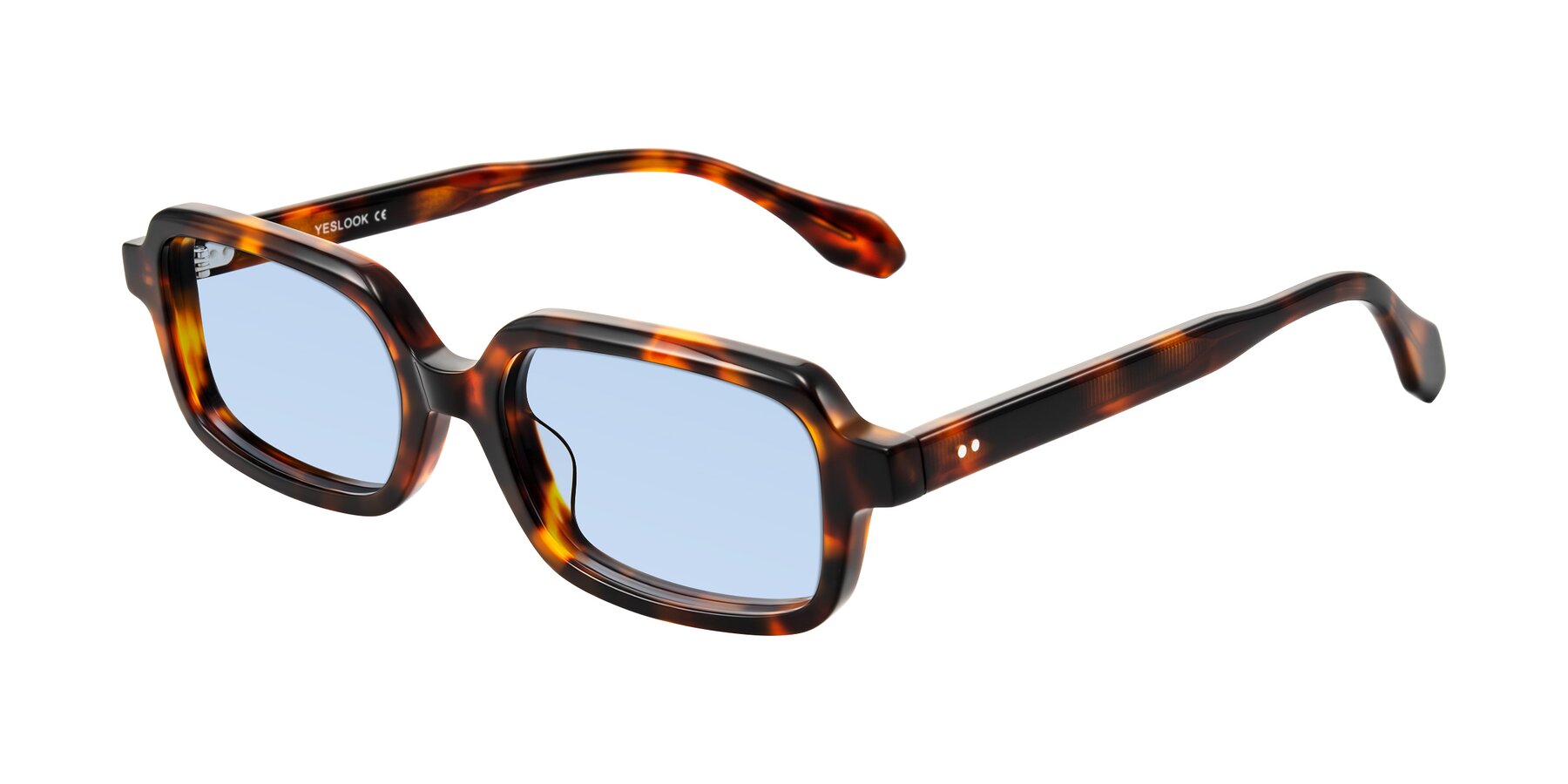 Angle of Perkis in Tortoise with Light Blue Tinted Lenses