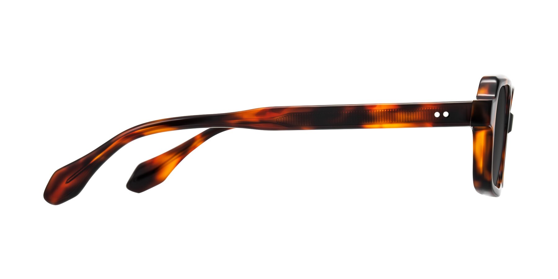 Side of Perkis in Tortoise with Gray Tinted Lenses