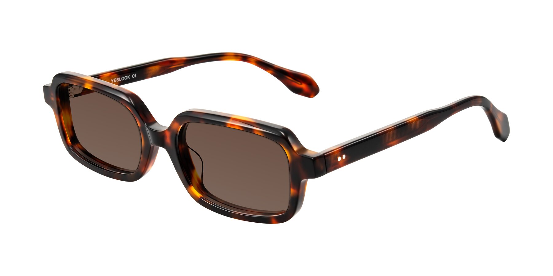 Angle of Perkis in Tortoise with Brown Tinted Lenses