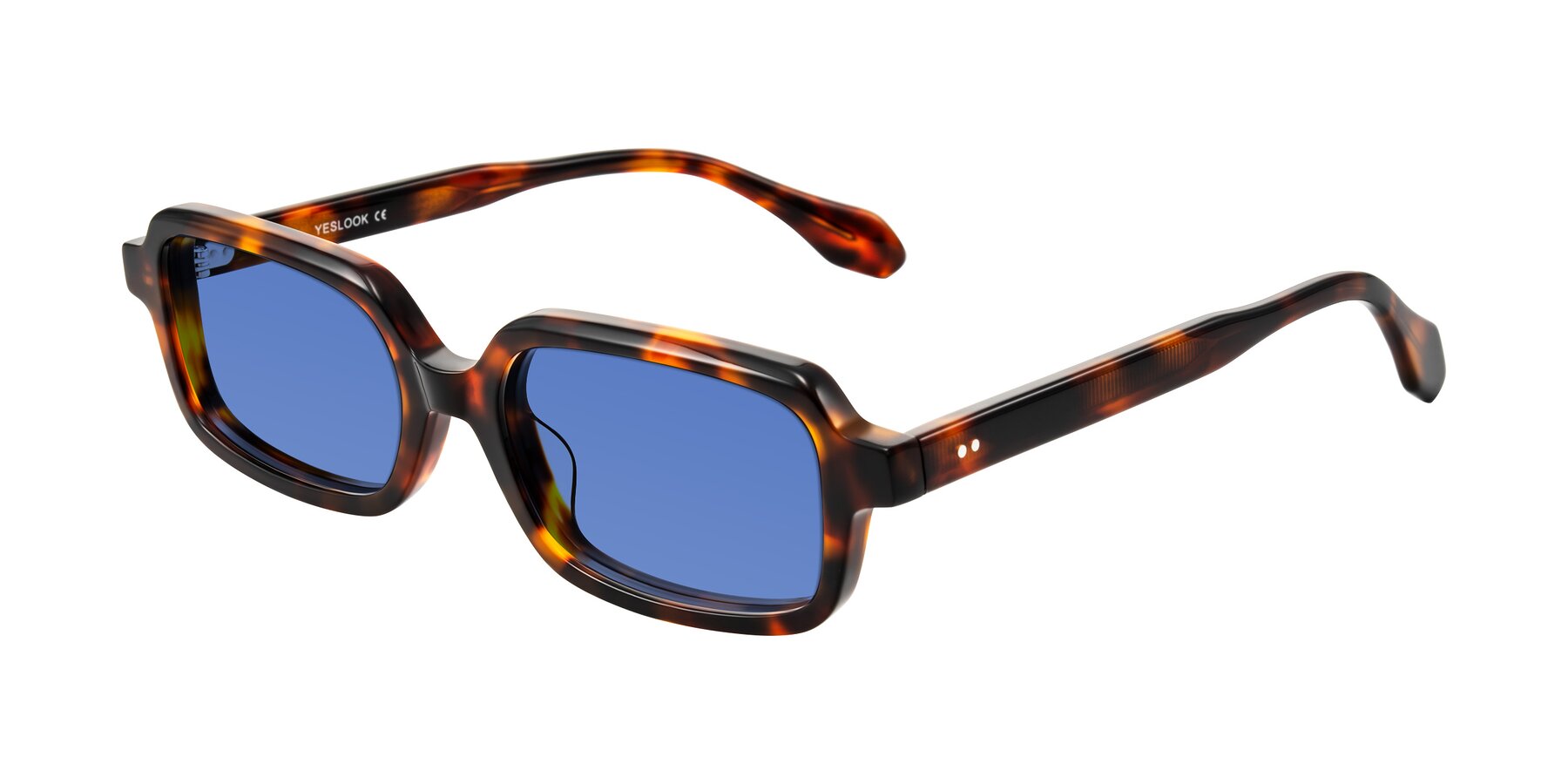 Angle of Perkis in Tortoise with Blue Tinted Lenses