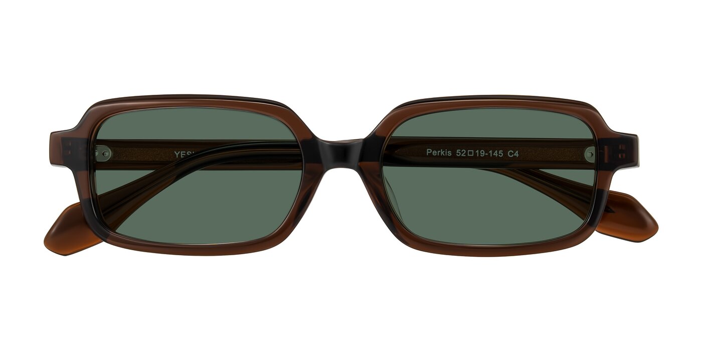 Perkis - Dark Brown Polarized Sunglasses