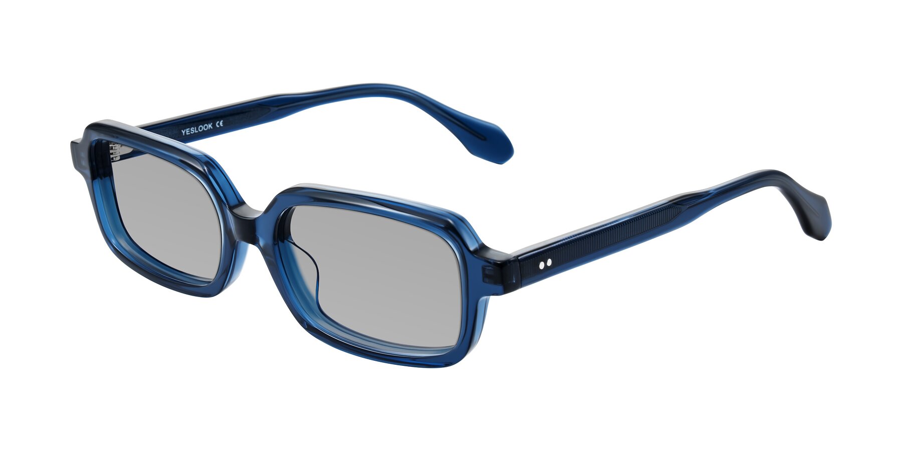 Angle of Perkis in Blue with Light Gray Tinted Lenses