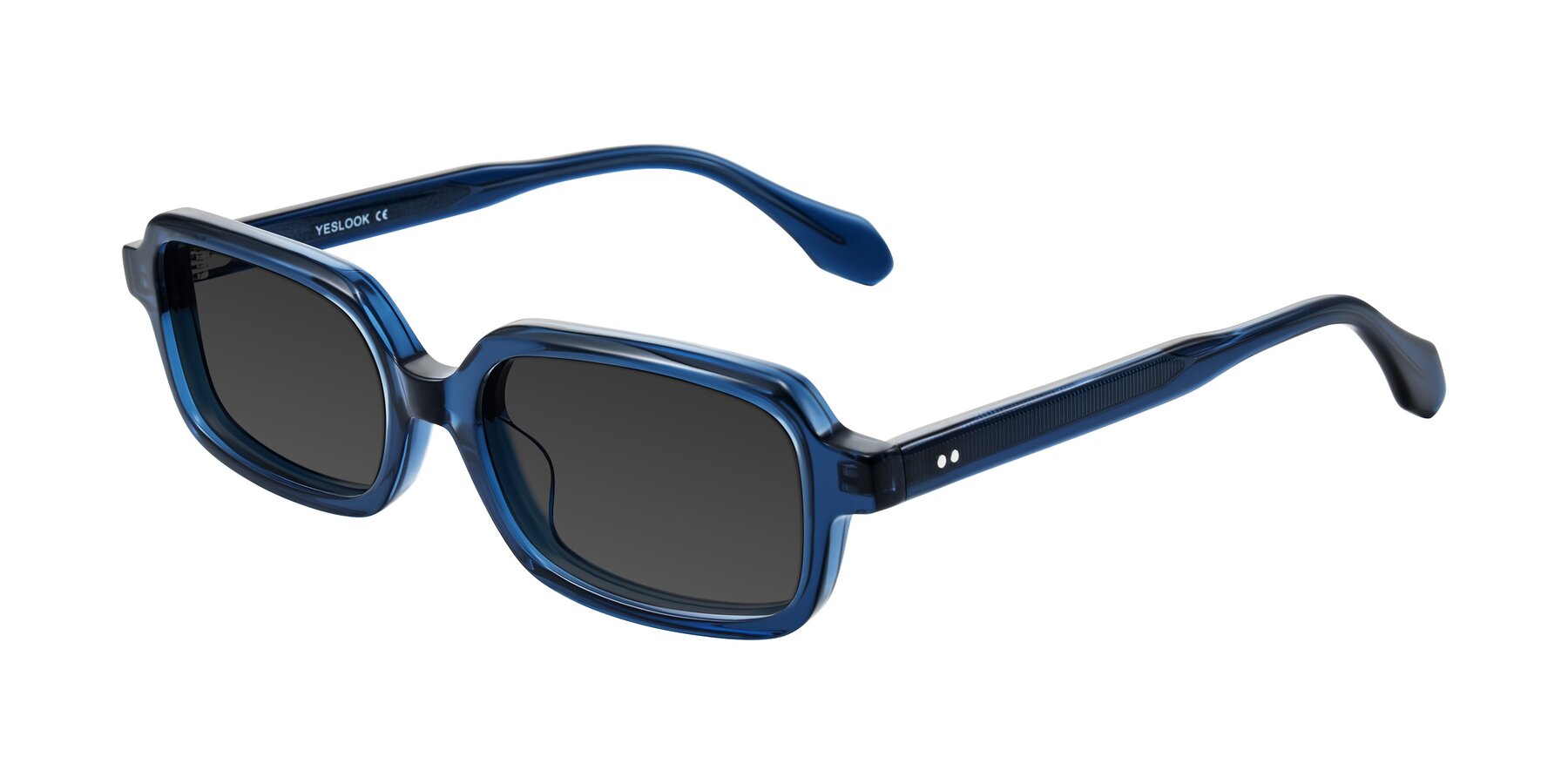 Angle of Perkis in Blue with Gray Tinted Lenses