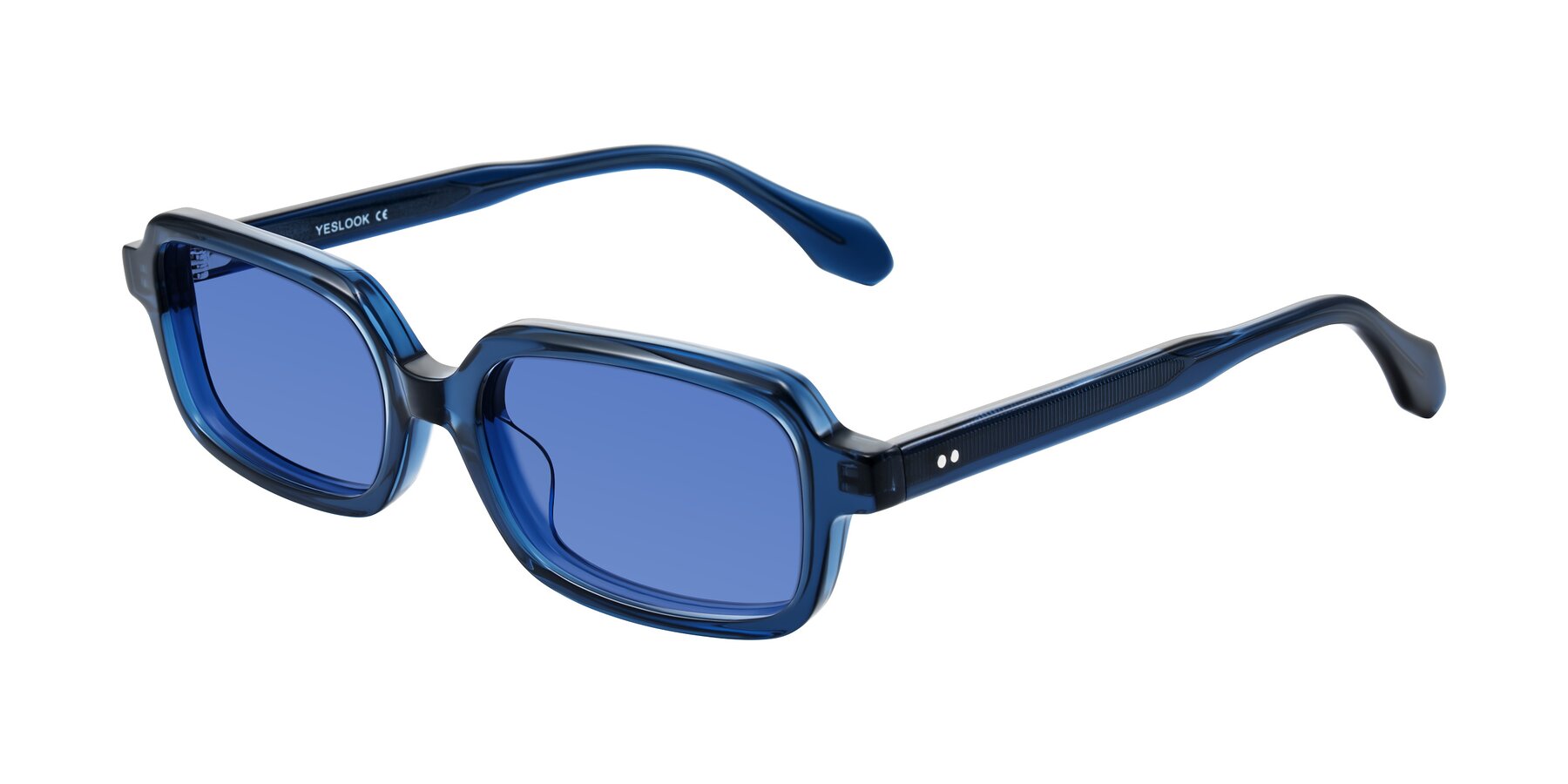 Angle of Perkis in Blue with Blue Tinted Lenses