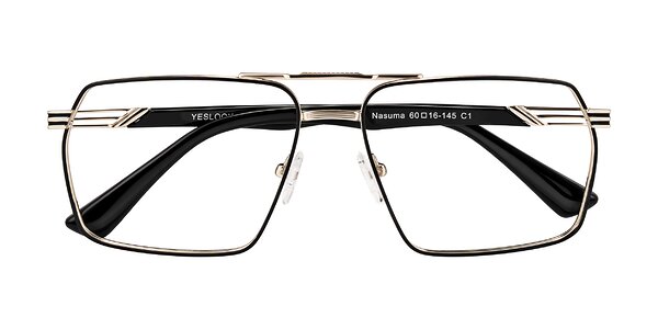 Front of Nasuma in Gold/Black