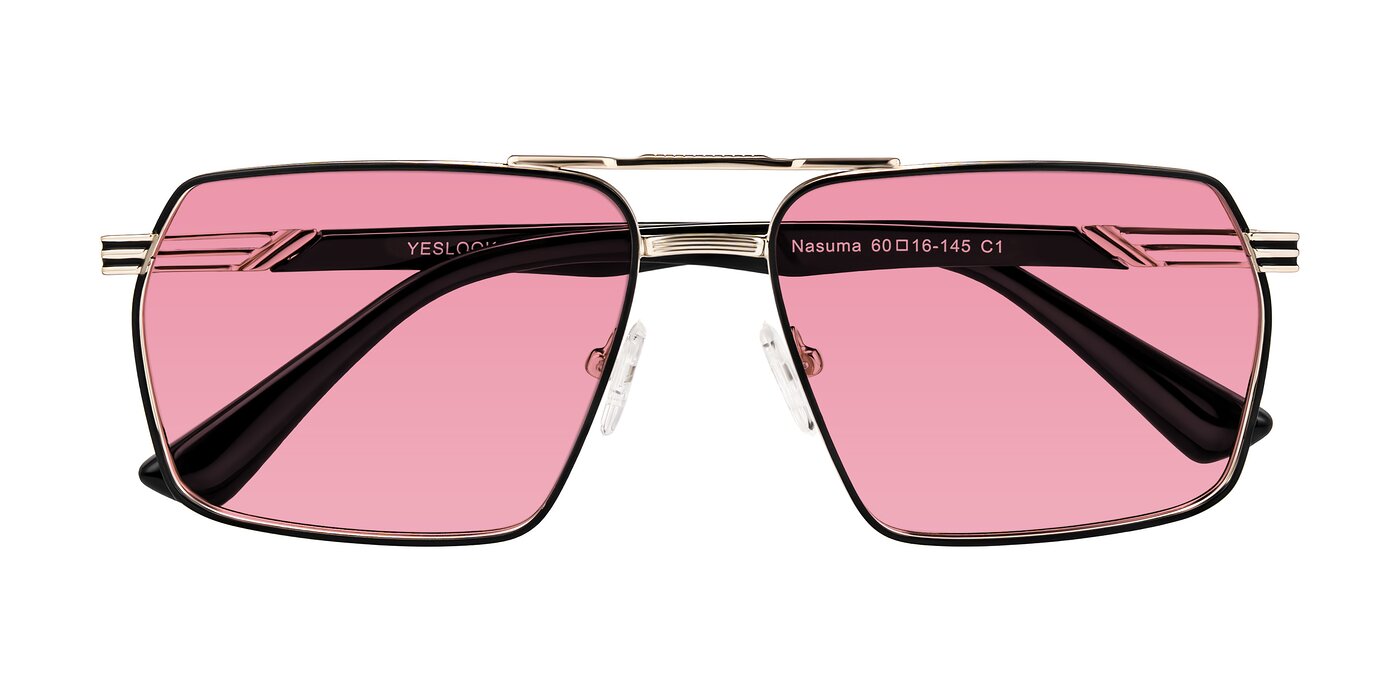 Nasuma - Gold/Black Tinted Sunglasses