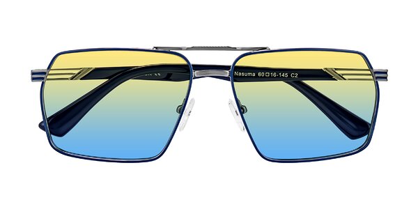Front of Nasuma in Gunmetal/Blue