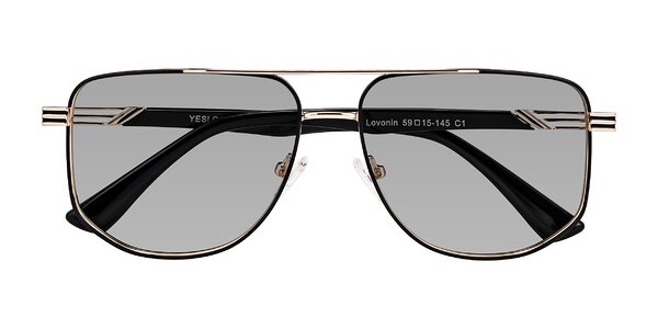 Front of Lovonin in Gold/Black