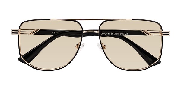 Front of Lovonin in Gold/Black
