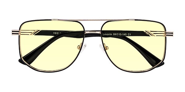 Front of Lovonin in Gold/Black