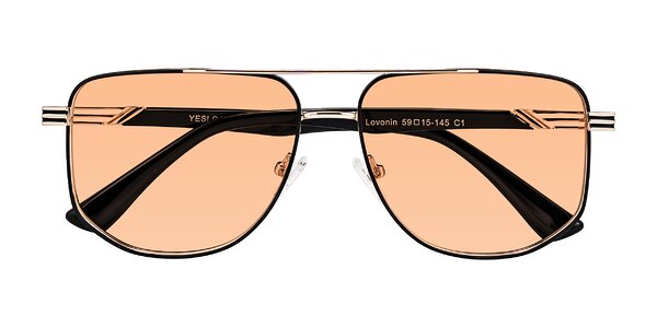 Front of Lovonin in Gold/Black