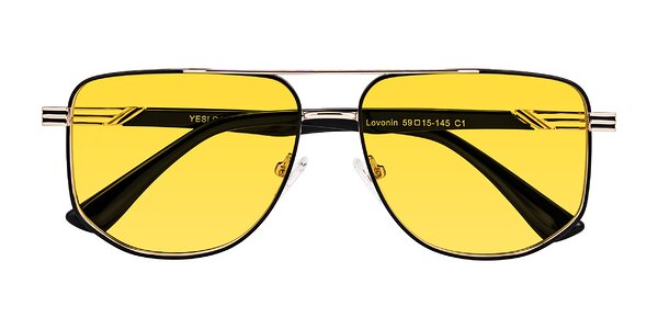 Front of Lovonin in Gold/Black